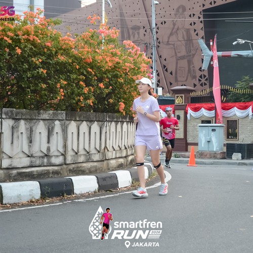 Race photo from SMARTFREN RUN 2026