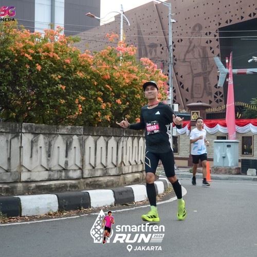 Race photo from SMARTFREN RUN 2026