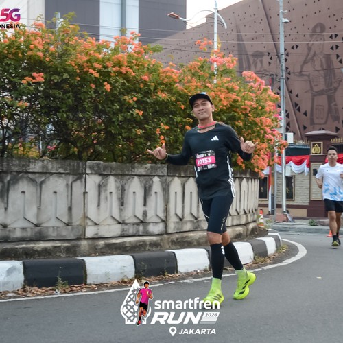 Race photo from SMARTFREN RUN 2026