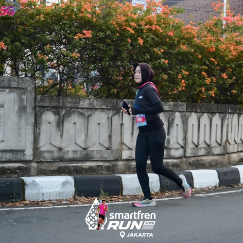 Race photo from SMARTFREN RUN 2026