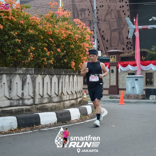 Race photo from SMARTFREN RUN 2026