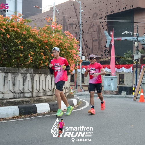 Race photo from SMARTFREN RUN 2026