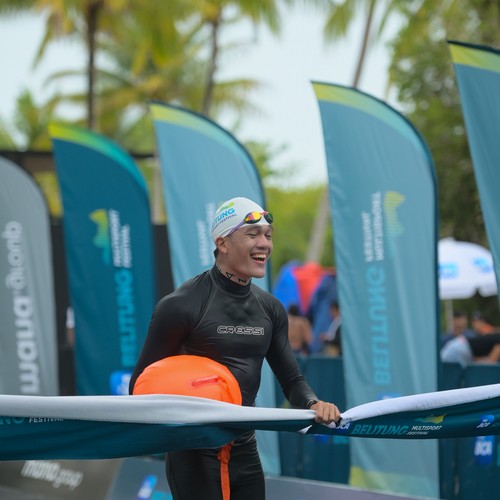 Race photo from Belitung Multisport Festival