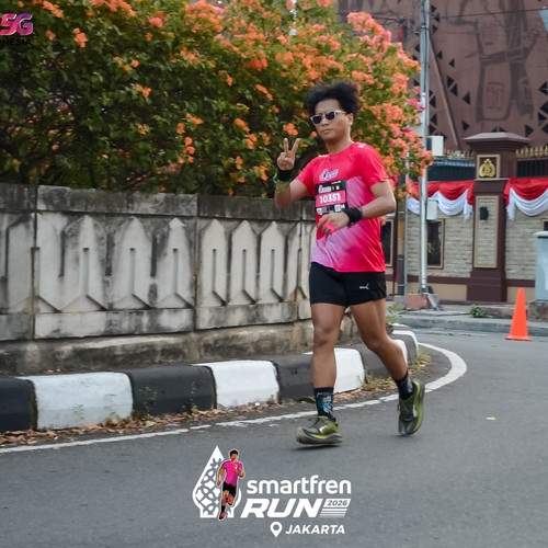 Race photo from SMARTFREN RUN 2026