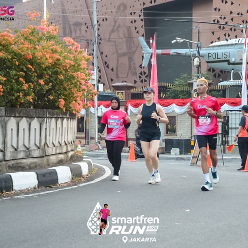 Race photo from SMARTFREN RUN 2026