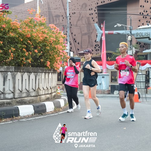 Race photo from SMARTFREN RUN 2026