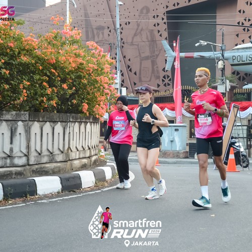 Race photo from SMARTFREN RUN 2026