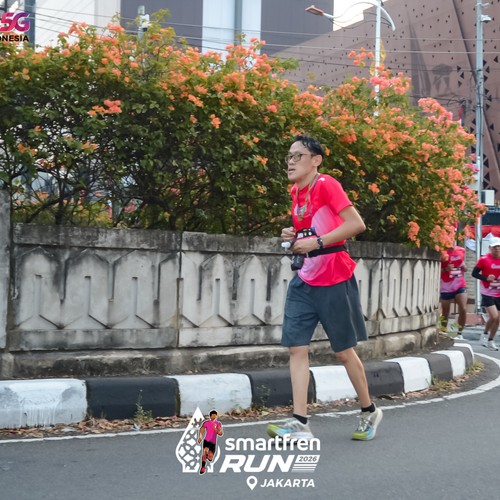 Race photo from SMARTFREN RUN 2026