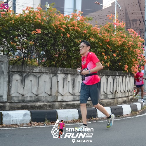 Race photo from SMARTFREN RUN 2026