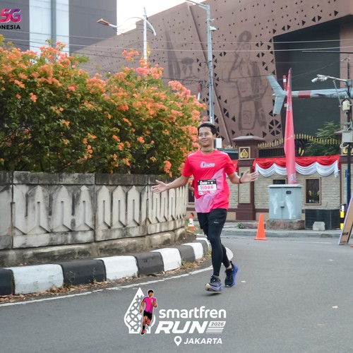 Race photo from SMARTFREN RUN 2026