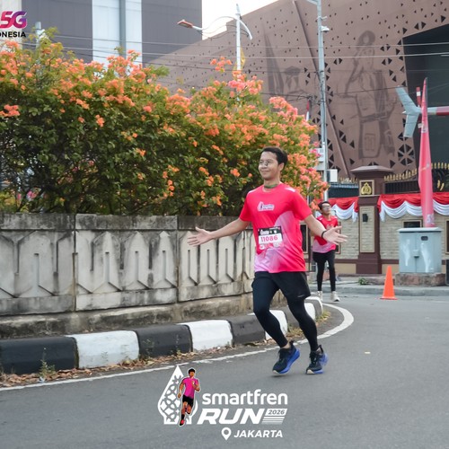 Race photo from SMARTFREN RUN 2026