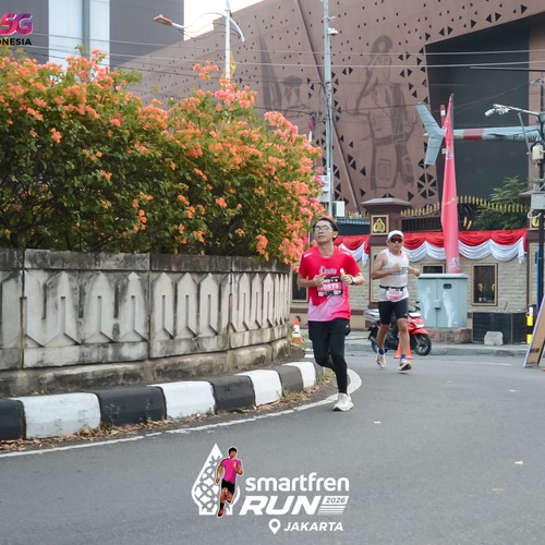 Race photo from SMARTFREN RUN 2026