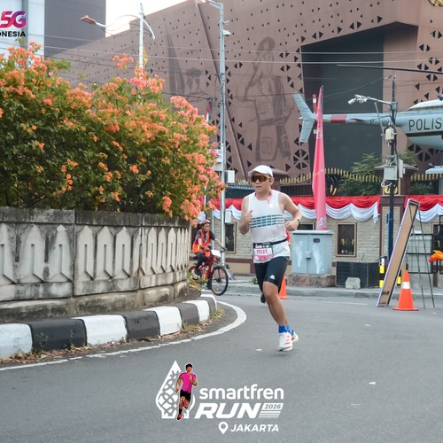 Race photo from SMARTFREN RUN 2026