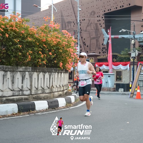 Race photo from SMARTFREN RUN 2026