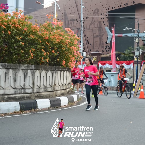 Race photo from SMARTFREN RUN 2026