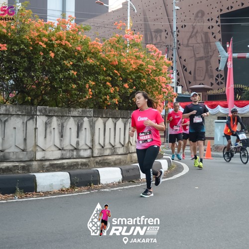Race photo from SMARTFREN RUN 2026