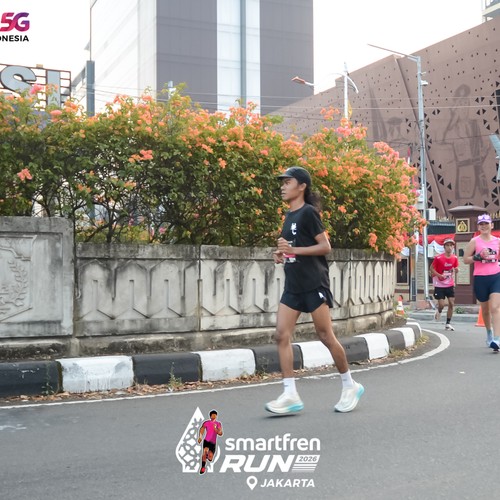 Race photo from SMARTFREN RUN 2026