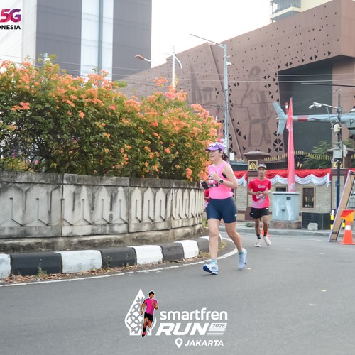 Race photo from SMARTFREN RUN 2026