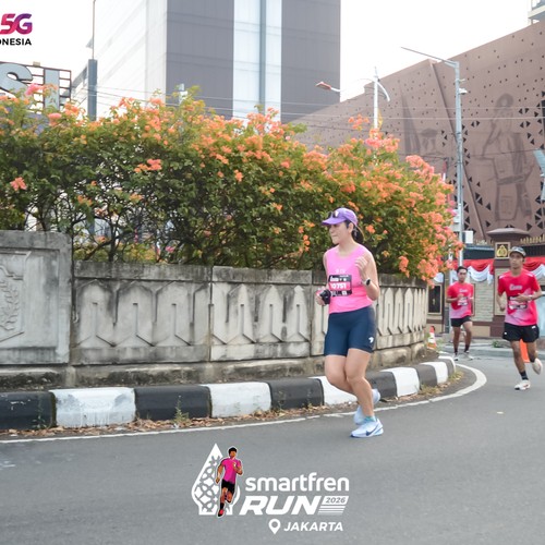 Race photo from SMARTFREN RUN 2026