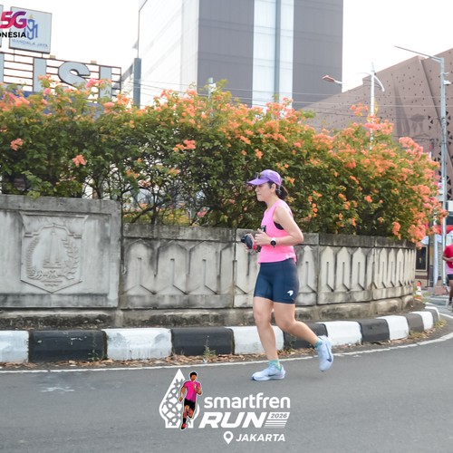 Race photo from SMARTFREN RUN 2026