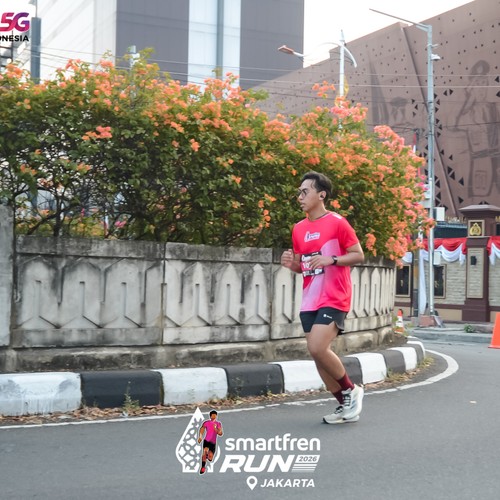 Race photo from SMARTFREN RUN 2026