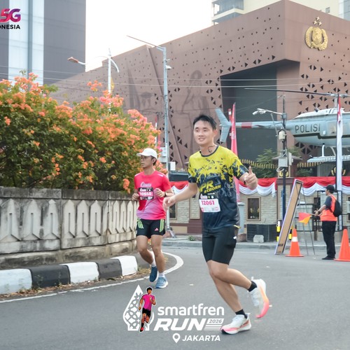 Race photo from SMARTFREN RUN 2026