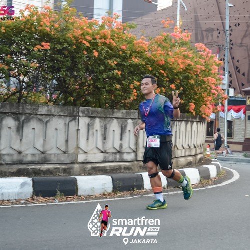 Race photo from SMARTFREN RUN 2026