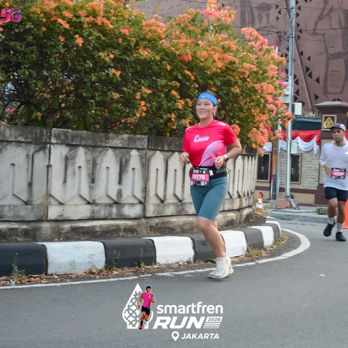 Race photo from SMARTFREN RUN 2026