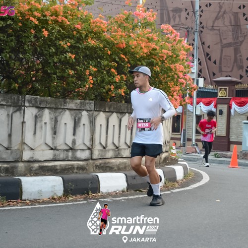 Race photo from SMARTFREN RUN 2026