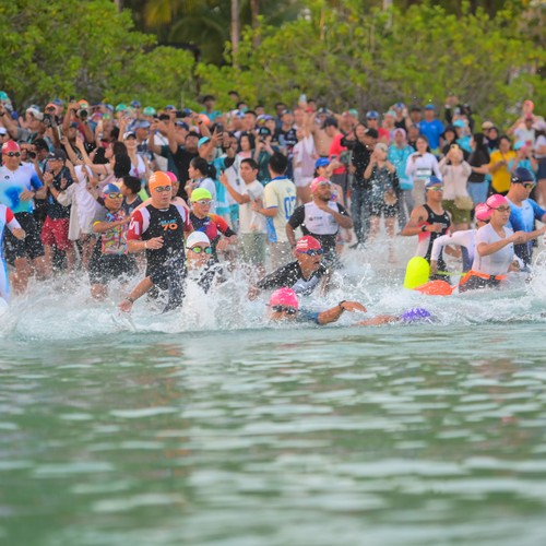 Race photo from Belitung Multisport Festival