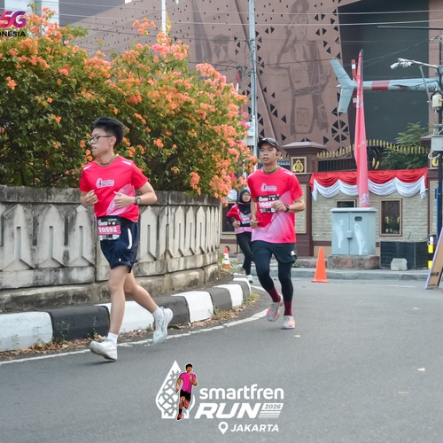 Race photo from SMARTFREN RUN 2026