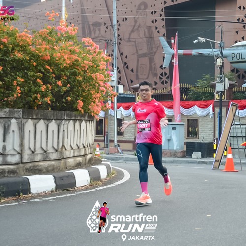 Race photo from SMARTFREN RUN 2026