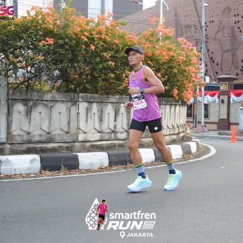 Race photo from SMARTFREN RUN 2026