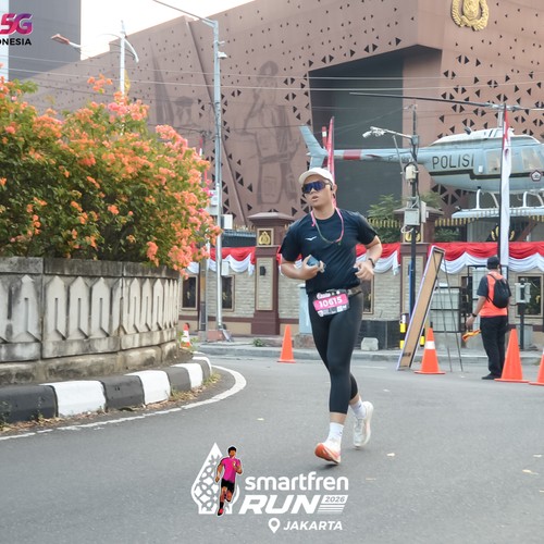 Race photo from SMARTFREN RUN 2026