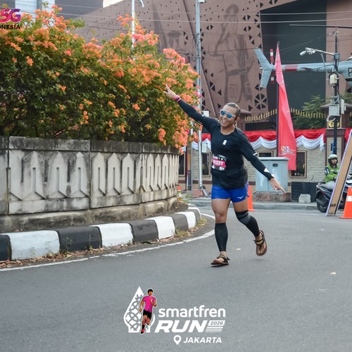 Race photo from SMARTFREN RUN 2026