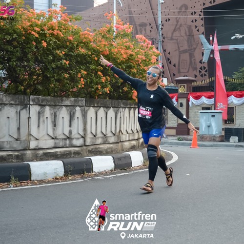 Race photo from SMARTFREN RUN 2026