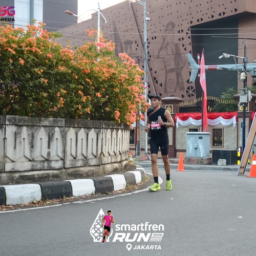 Race photo from SMARTFREN RUN 2026