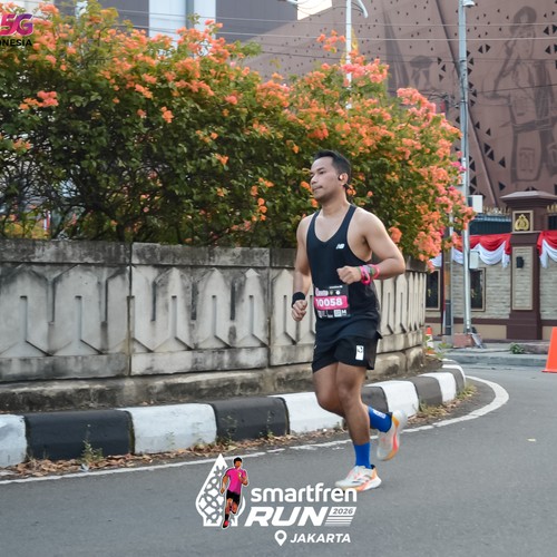 Race photo from SMARTFREN RUN 2026