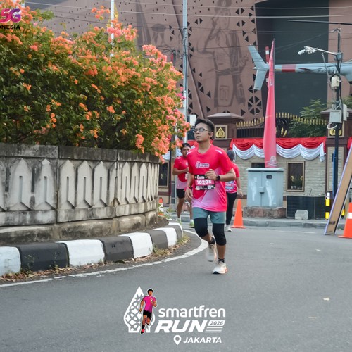 Race photo from SMARTFREN RUN 2026