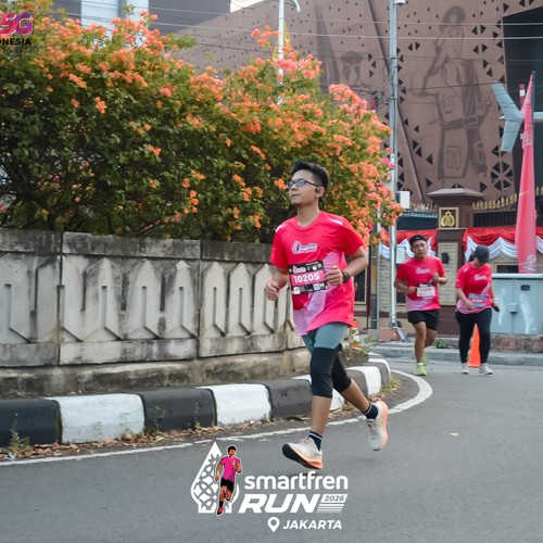 Race photo from SMARTFREN RUN 2026