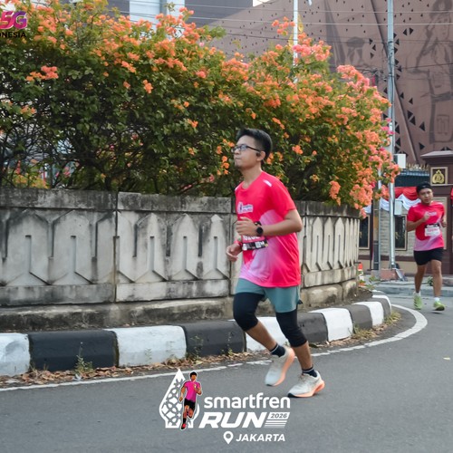 Race photo from SMARTFREN RUN 2026