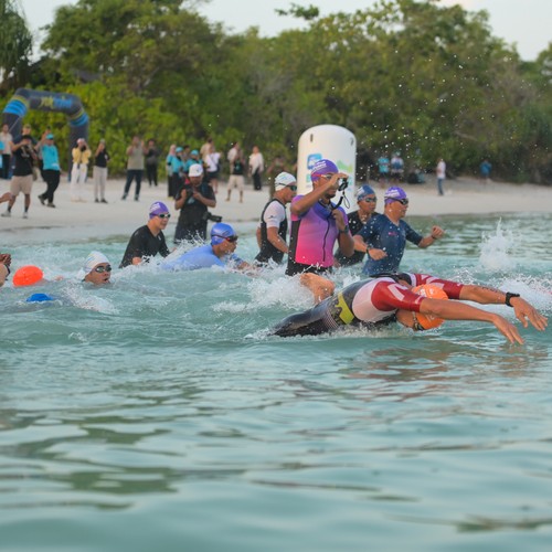 Race photo from Belitung Multisport Festival