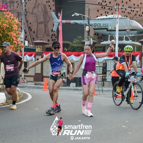 Race photo from SMARTFREN RUN 2026