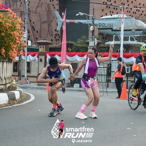 Race photo from SMARTFREN RUN 2026