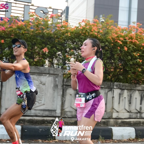 Race photo from SMARTFREN RUN 2026