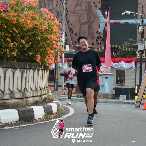 Race photo from SMARTFREN RUN 2026