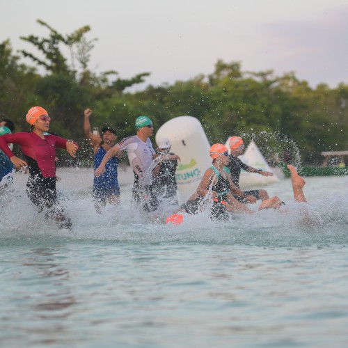 Race photo from Belitung Multisport Festival