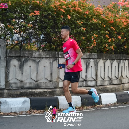 Race photo from SMARTFREN RUN 2026