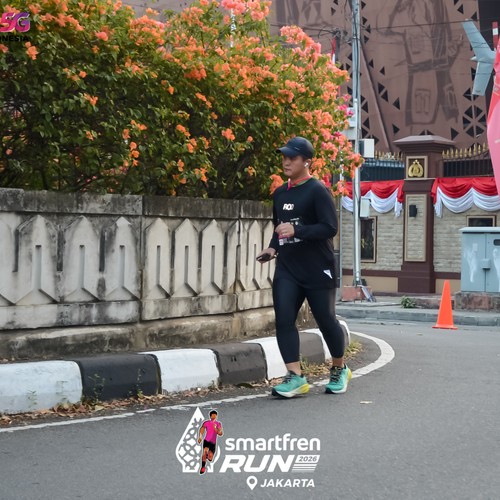 Race photo from SMARTFREN RUN 2026