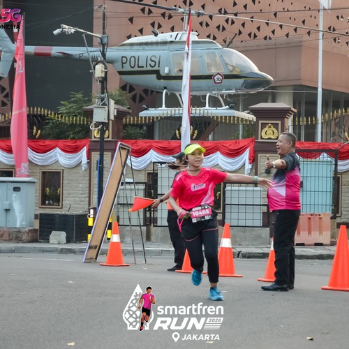 Race photo from SMARTFREN RUN 2026